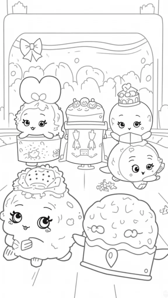 free shopkins printables coloring pages